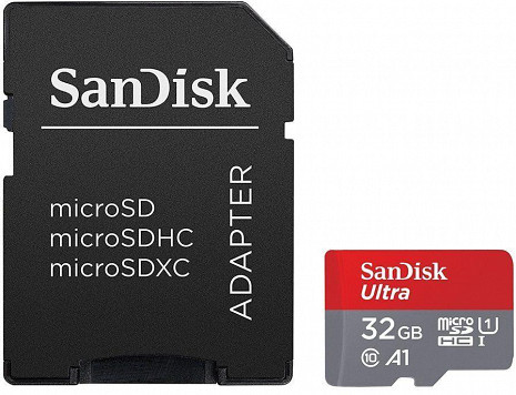 Карта памяти MEMORY MICRO SDHC 32GB UHS-I/W/A SDSQUA4-032G-GN6TA SANDISK SDSQUA4-032G-GN6TA