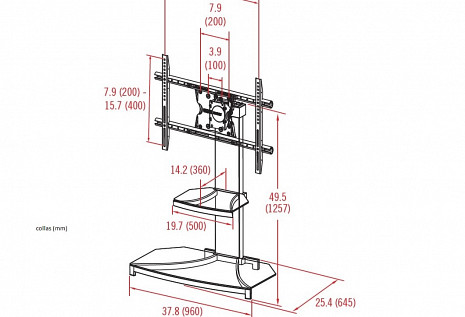 TV galds  G3-FP-GR