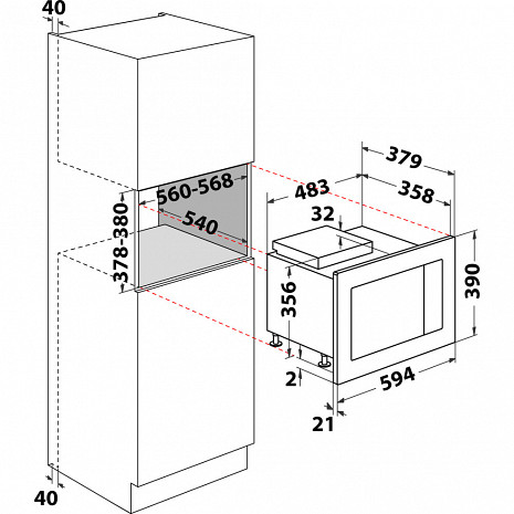 Микроволновая печь  WMF250G