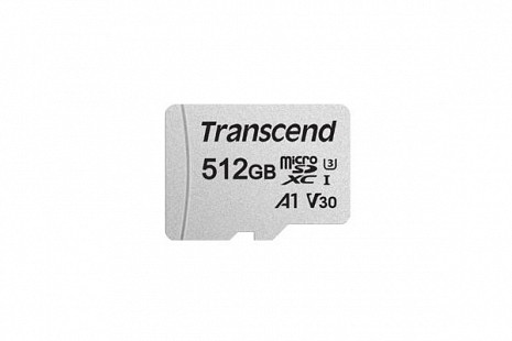 Карта памяти MEMORY MICRO SDXC 512GB W/A/TS512GUSD300S-A TRANSCEND TS512GUSD300S-A