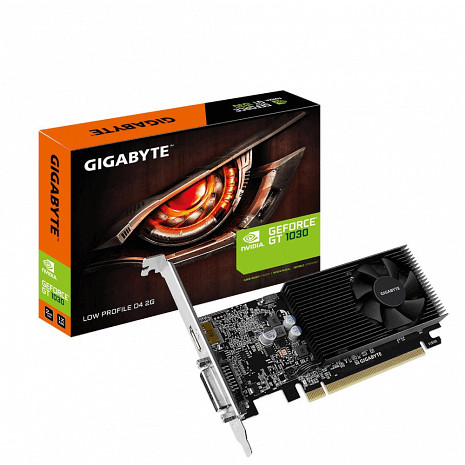 Grafiskā karte NVIDIA GeForce GT 1030|2 GB|GDDR4|64 bit|PCIE 3.0 16x|Memory 2100 MHz GV-N1030D4-2GL