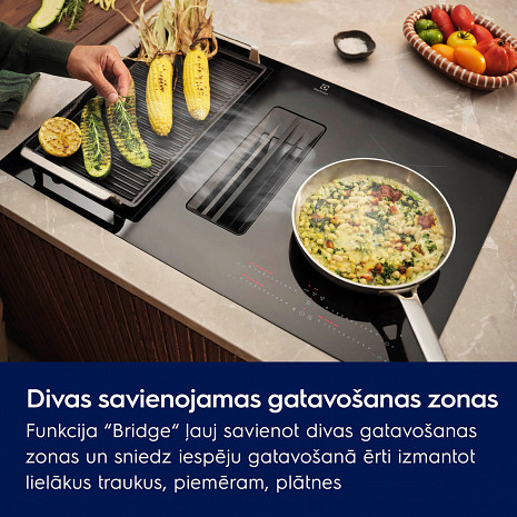 Plīts virsma ar integrētu nosūcēju  ECC8344