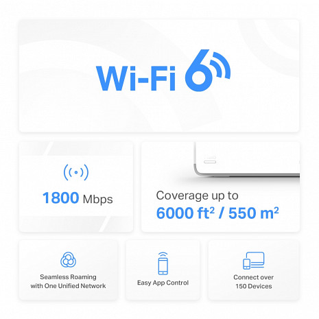 Mājas Wi-Fi tīkla sistēma (Mesh)  Halo H70X(3-pack)