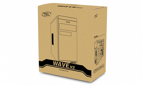 Datora korpuss Wave V2 Black, Micro ATX DP-MATX-DPWAVE2