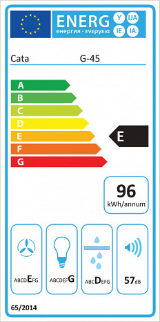 Вытяжка  G-45 WH/C