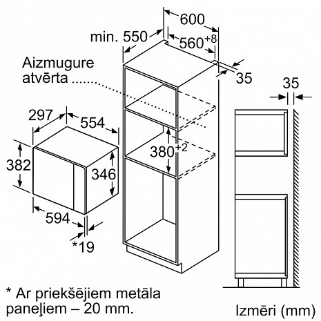 Микроволновая печь  BFL524MW0