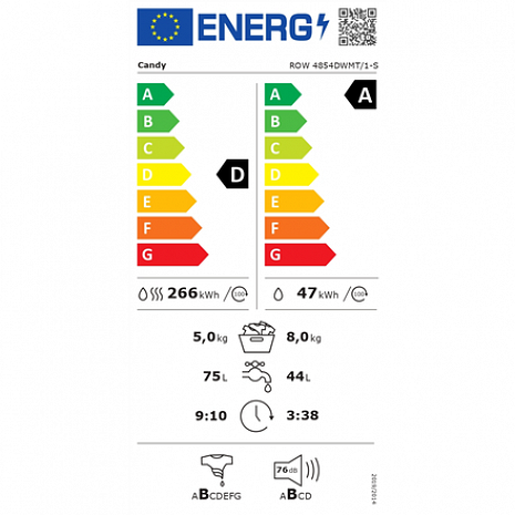 Veļas mašīna  ROW 4854DWMT/1-S