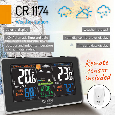 Elektroniskais gaisa termometrs  CR 1174