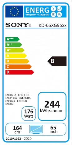 LED Televizors  KD-65XG9505BAEP