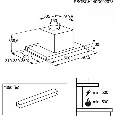 Вытяжка  EFP60565OX