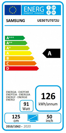 LED Televizors  UE50TU7072UXXH