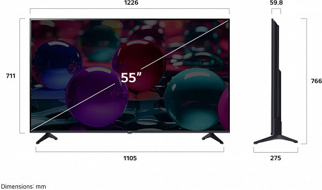 LED Televizors  55UA73003LA