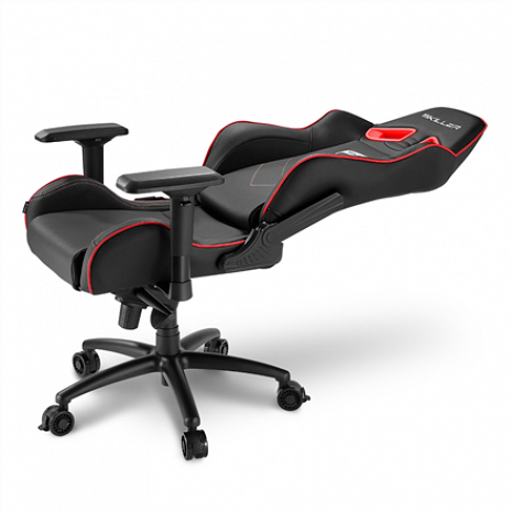 Geimeru krēsls Gaming Seat The Personal Comfort Zone, Skiller SGS3, Black/ red Skiller SGS3 Bk/rd