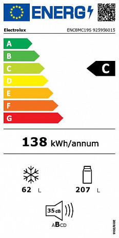 Ledusskapis  ENC8MC19S