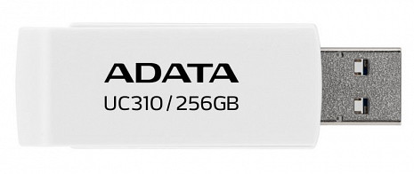 USB zibatmiņa MEMORY DRIVE FLASH USB3.2 256G/WHITE UC310-256G-RWH ADATA UC310-256G-RWH