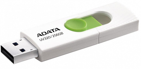 USB zibatmiņa MEMORY DRIVE FLASH USB3 256GB/WHITE AUV320-256G-RWHGN ADATA AUV320-256G-RWHGN