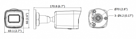 Ārtelpu IP kamera DS-2CD1043G2-I KIPDS2CD1043G2IF2.8