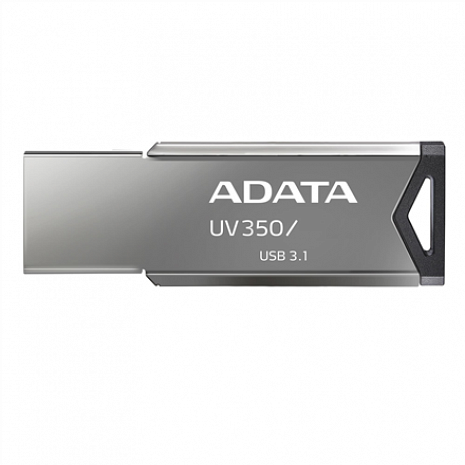 USB zibatmiņa ADATA UV350 32 GB, USB 3.1, Silver AUV350-32G-RBK