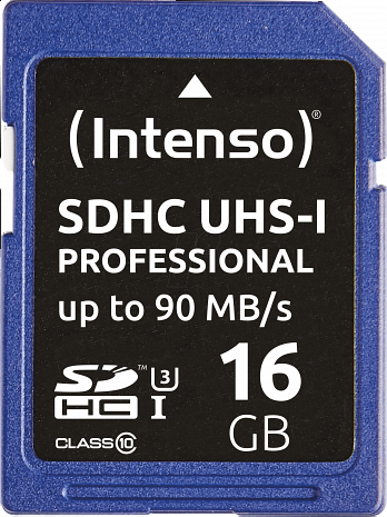 Atmiņas karte MEMORY MICRO SDHC 16GB C10/W/ADAPTER 3431470 INTENSO 3431470