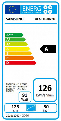 LED Televizors  UE50TU8072UXXH