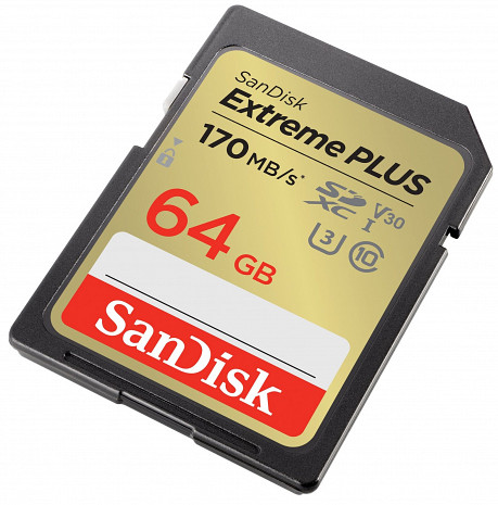 Карта памяти MEMORY SDXC 64GB UHS-I/SDSDXW2-064G-GNCIN SANDISK SDSDXW2-064G-GNCIN