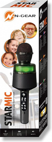 Bezvadu karaoke Bluetooth mikrofons Sing Mic Star STARMICS20LSG