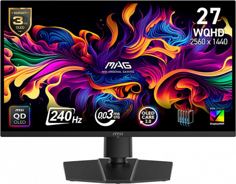 QD-OLED monitors  MAG 271QP QD OLED X24