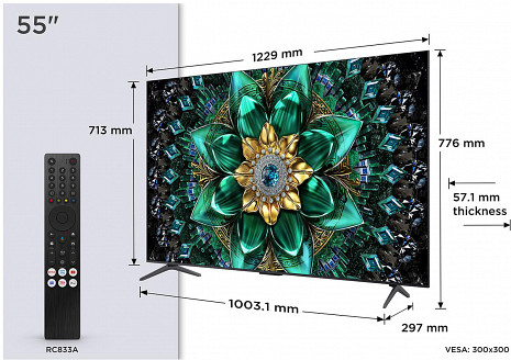 QD MiniLED televizors  55Q6C