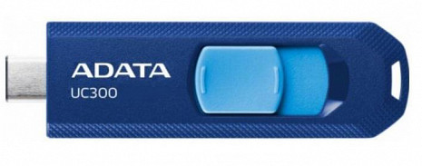USB zibatmiņa MEMORY DRIVE FLASH USB-C 128GB/ACHO-UC300-128G-RNB/BU ADATA ACHO-UC300-128G-RNB/BU