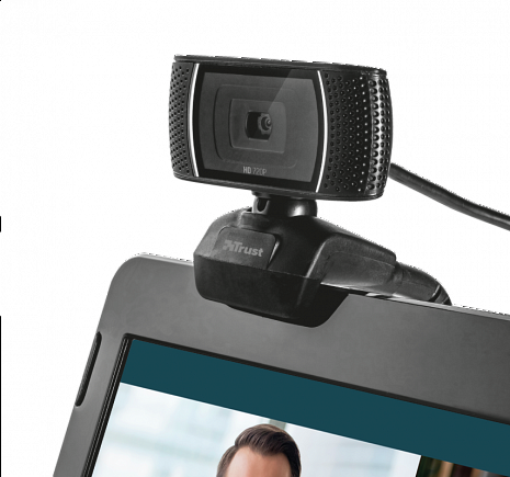 WEB kamera un austiņas ar mikrofonu (komplekts) WEBCAM + HEADSET DOBA 24036