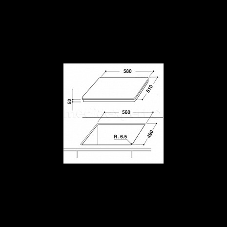 Plīts virsma  ACM 750/NE