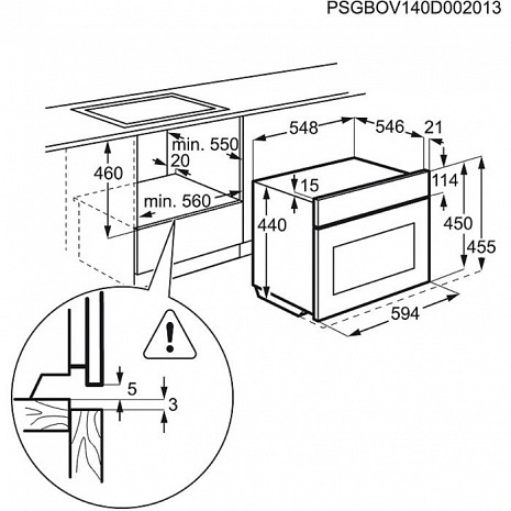 Духовка, духовой шкаф  EVY7600AOX