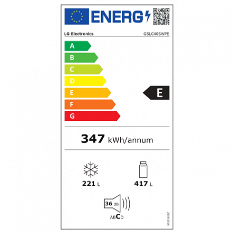 Ledusskapis  GSLC40SWPE