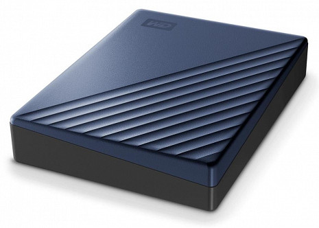 Cietais disks External HDD|WESTERN DIGITAL|My Passport Ultra|4TB|USB 3.0|Colour Blue|WDBFTM0040BBL-WESN WDBFTM0040BBL-WESN