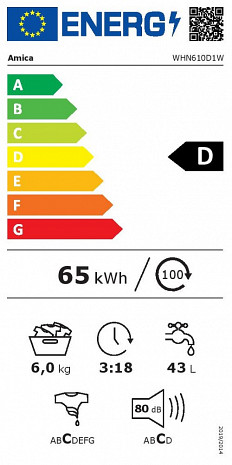 Veļas mašīna  WHN610D1W