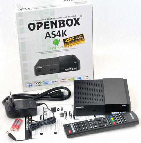 Ultra HD 4K satelīta televīzijas uztvērējs  OPENBOX AS4K