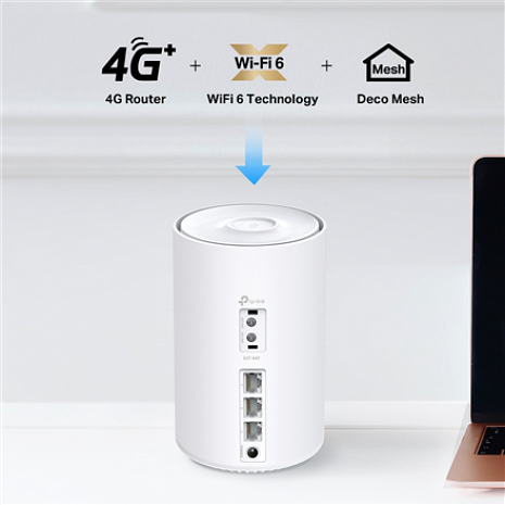 Mājas Wi-Fi tīkla sistēma (Mesh)  Deco X10-4G(1-pack)