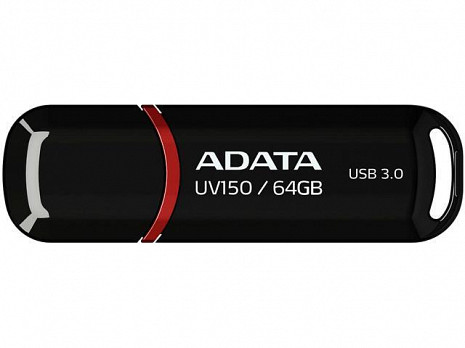 USB zibatmiņa UV150 64GB,USB,3.0,Black AUV150-64G-RBK