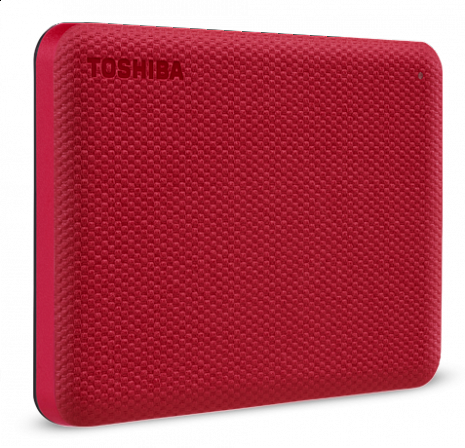 Cietais disks Toshiba Canvio Advance HDTCA10ER3AA 1000 GB, 2.5 ", USB 3.2 Gen1, Red HDTCA10ER3AA