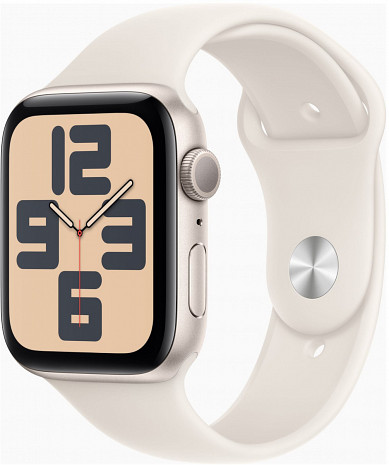 Viedpulkstenis Watch SE GPS + Cellular 40mm Starlight Aluminium Case with Starlight Sport Band - S/M MXGJ3ET/A