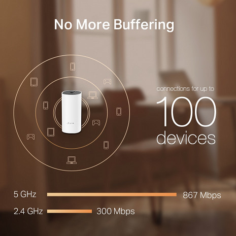 Mājas Wi-Fi tīkla sistēma (Mesh)  DECOM4(2-PACK)