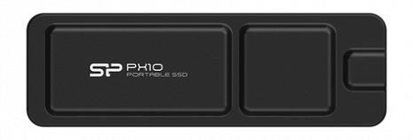 SSD disks SILICON POWER 2TB, PORTABLE SSD PSD PX10, Black SP020TBPSDPX10CK