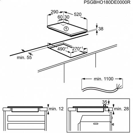 Plīts virsma  HRB32310NB