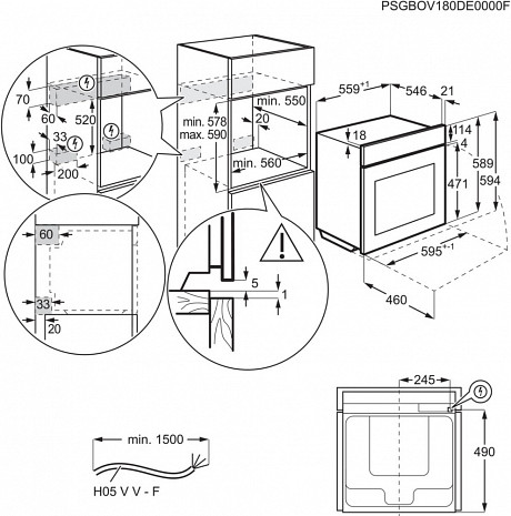 Духовка, духовой шкаф  BPE748380B