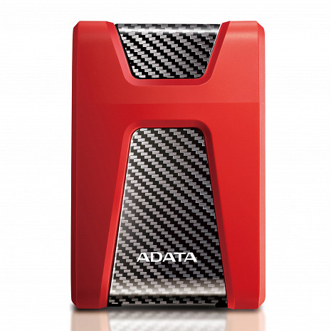 Cietais disks ADATA 1TB Portable Hard Drive HD650 DashDrive Choice (Red) USB 3.1, Color Box ADATA AHD650-1TU31-CRD