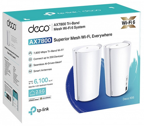 Mājas Wi-Fi tīkla sistēma (Mesh)  DECOX95(2-PACK)