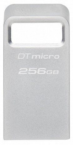 USB zibatmiņa Kingston USB 3.2 Flash Drive DataTraveler micro 256 GB, USB 3.2, Silver DTMC3G2/256GB