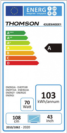 LED Televizors THOMSON 43UE6400 43UE6400