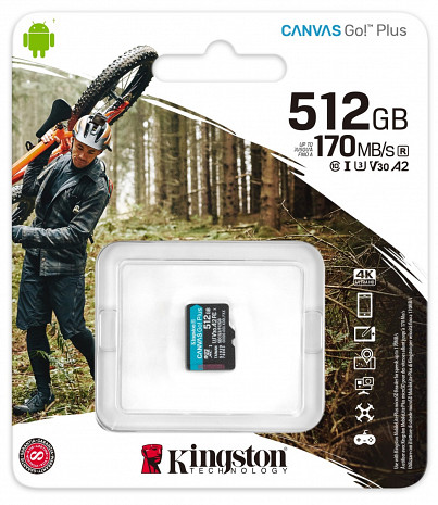 Atmiņas karte MEMORY MICRO SDXC 512GB UHS-I/SDCG3/512GBSP SDCG3/512GBSP