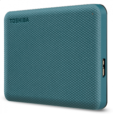 Cietais disks Toshiba Canvio Advance HDTCA10EG3AA 1000 GB, 2.5 ", USB 3.2 Gen1, Green HDTCA10EG3AA